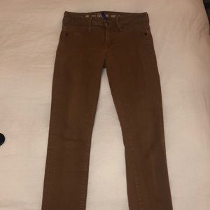 Caramel colored jeans/jeggings